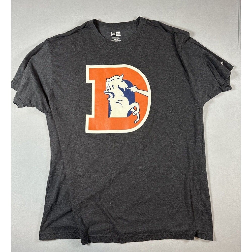 New Era Denver Broncos Throwback D Logo T-Shirt 2XL